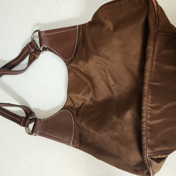 Authenic vintage Prada nylon tessuto bag in brown - Picture 7 of 13